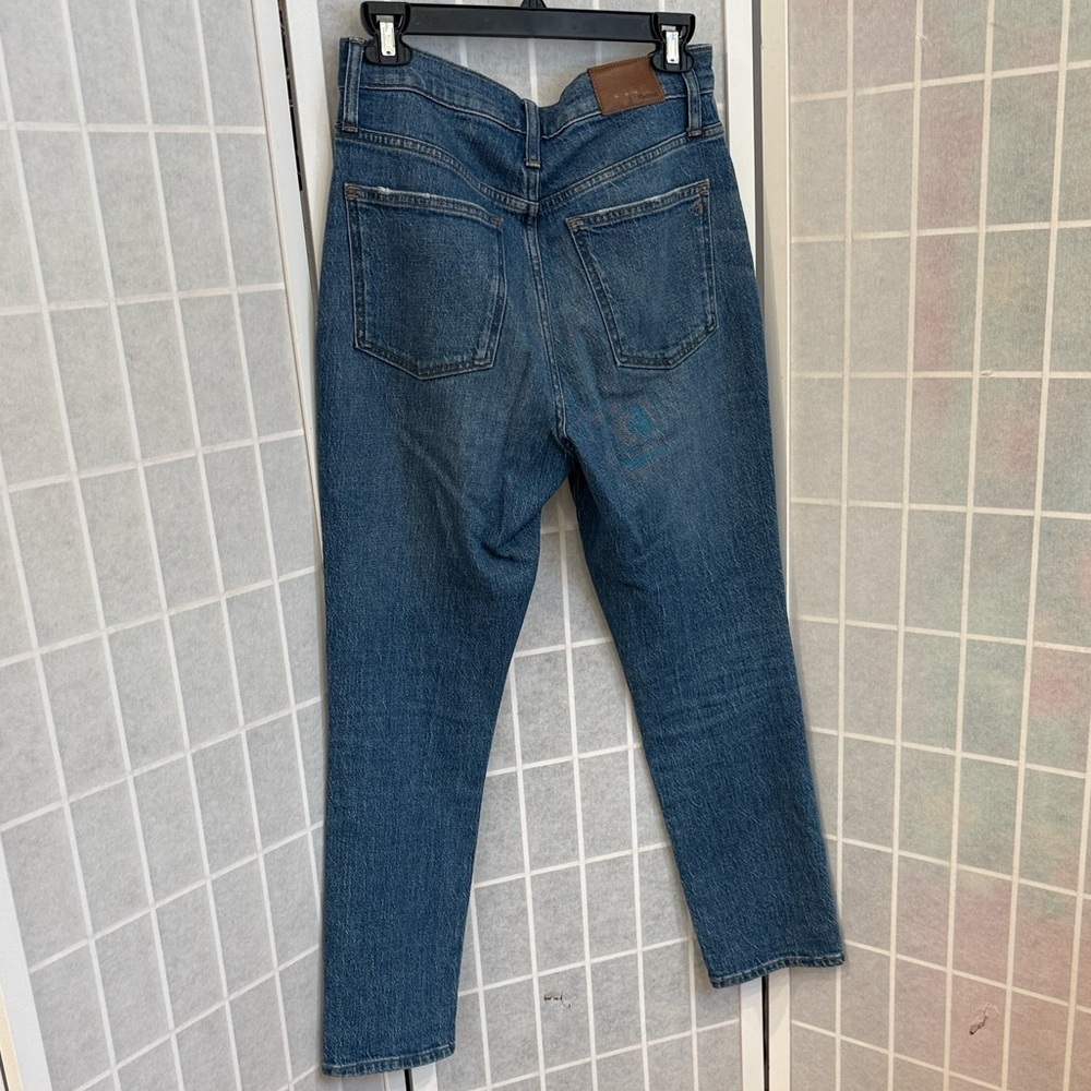Madewell High Rise Dark Blue Jeans - Picture 7 of 11